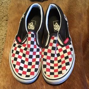 Girls checkered vans
